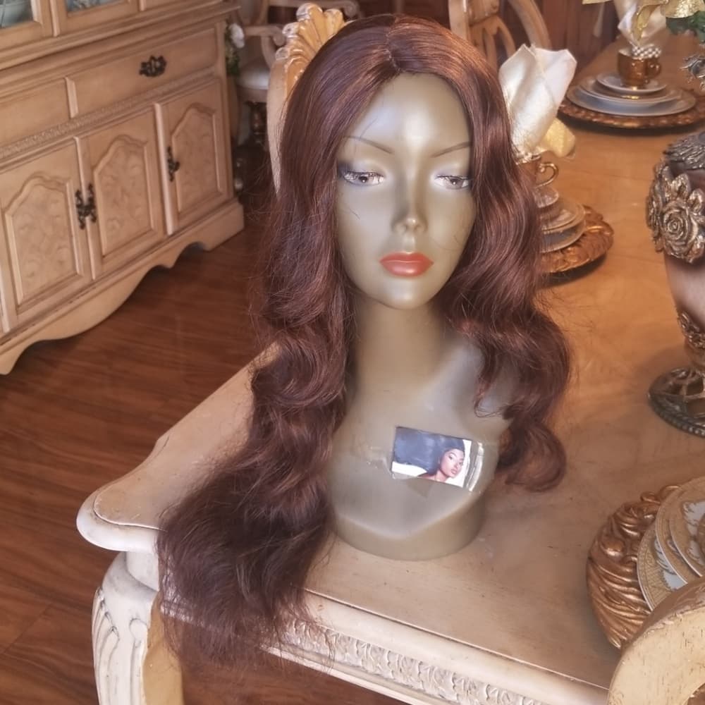 Brown Beauty Waves Full Wig - Thumbnail 5