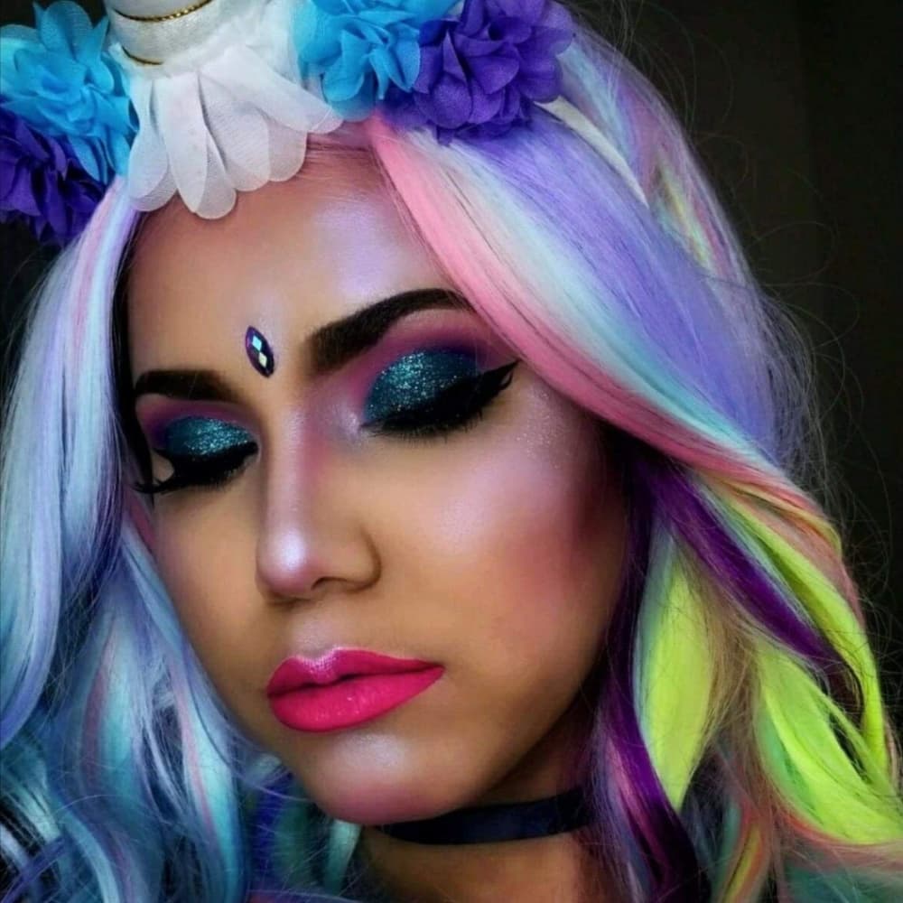 Rainbow Beauty Wig - Thumbnail 2