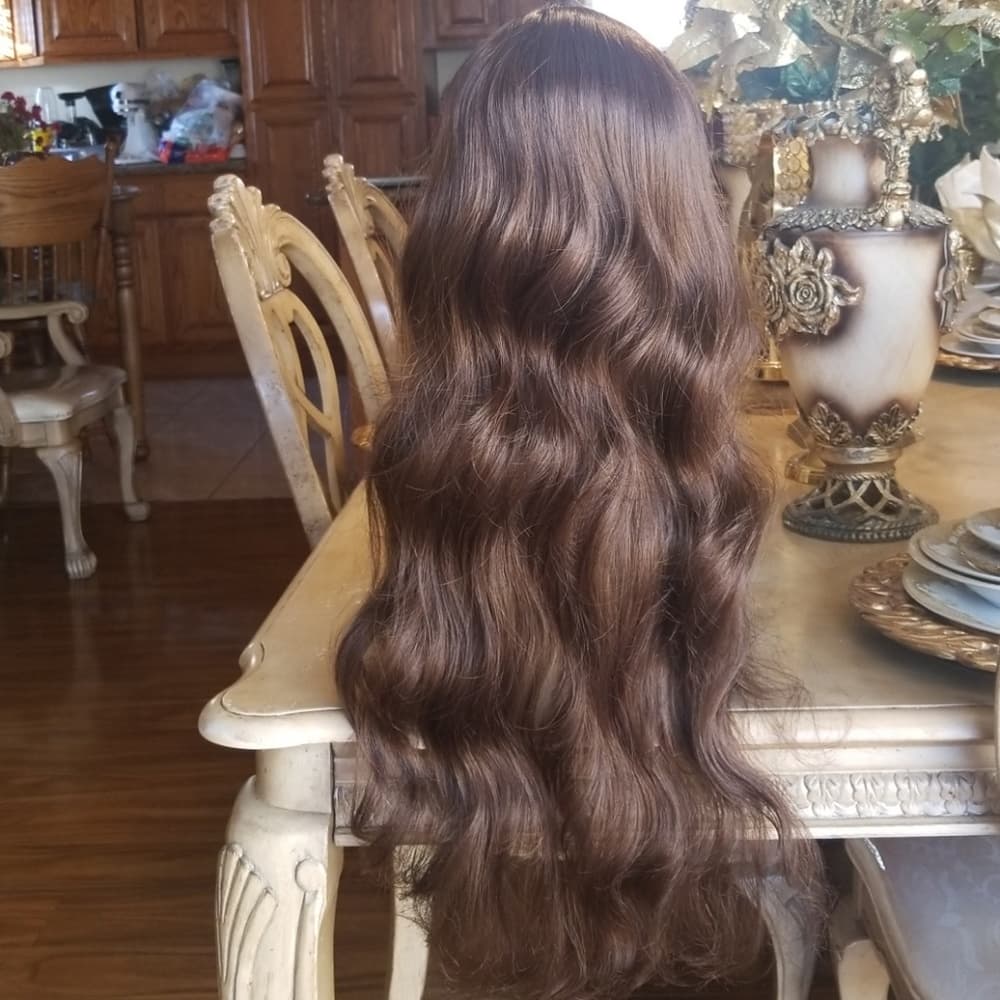 Brown Beauty Waves Full Wig - Thumbnail 8