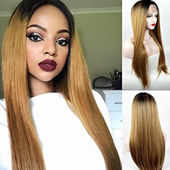 Ombre Beauty Lace Front Wig - Thumbnail 2