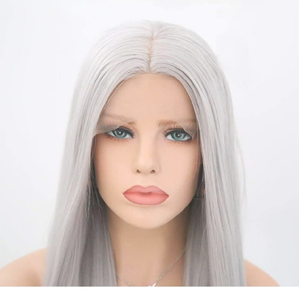 Gray Beauty Lace Front Wig - Thumbnail 3