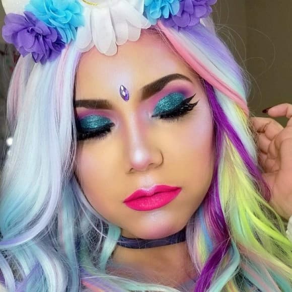 Rainbow Beauty Wig - Thumbnail 5