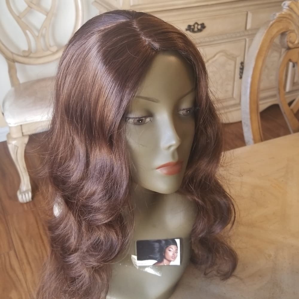 Brown Beauty Waves Full Wig - Thumbnail 3