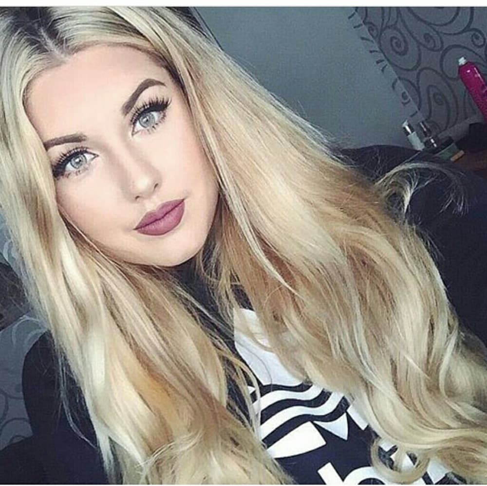 Blonde Beauty Full Lace Front Wig - Thumbnail 3