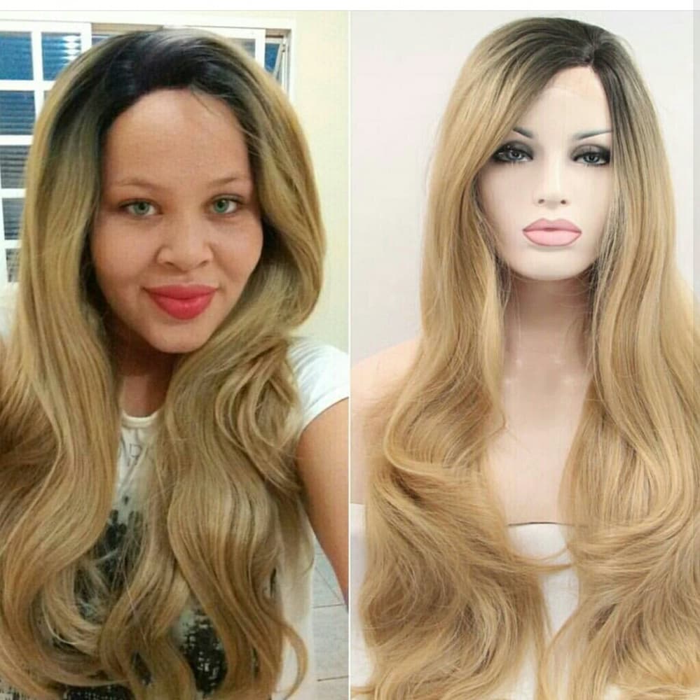 Blonde Beauty Full Lace Front Wig - Thumbnail 2
