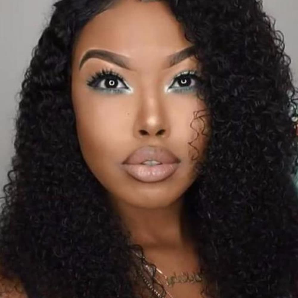 Virgin Deep Wave Beauty Lace Wig 18-20 inches