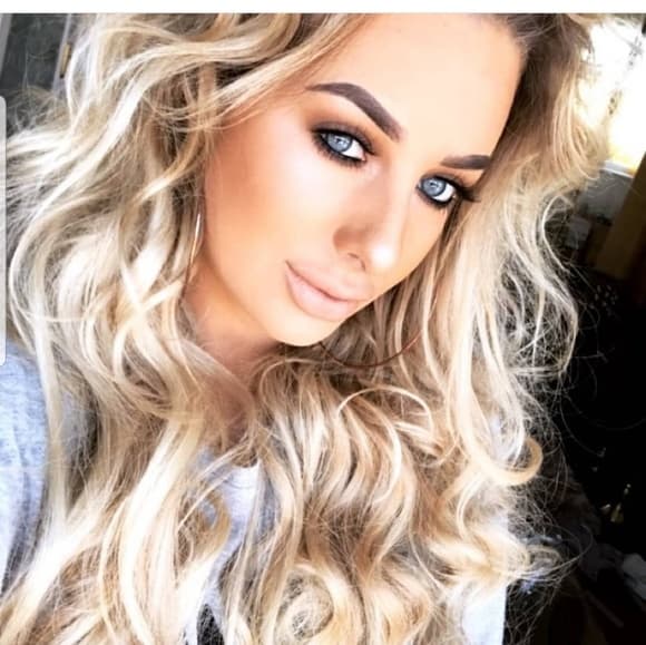Blonde Full Head clip in Extension - Thumbnail 3