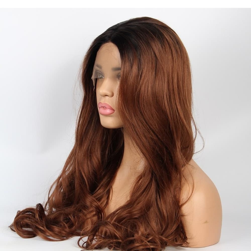 Ombre Dark Auburn lacefront Wig