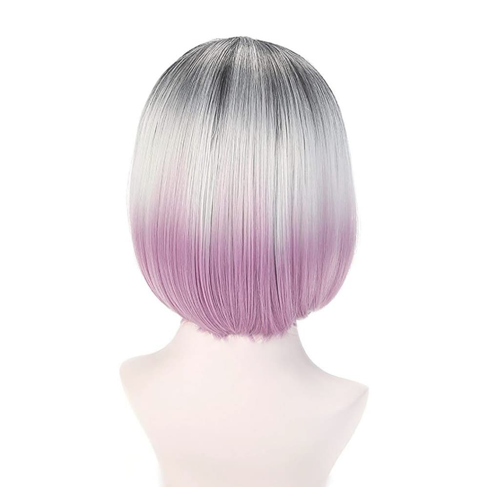 Ombre Black Pink Wig - Thumbnail 2