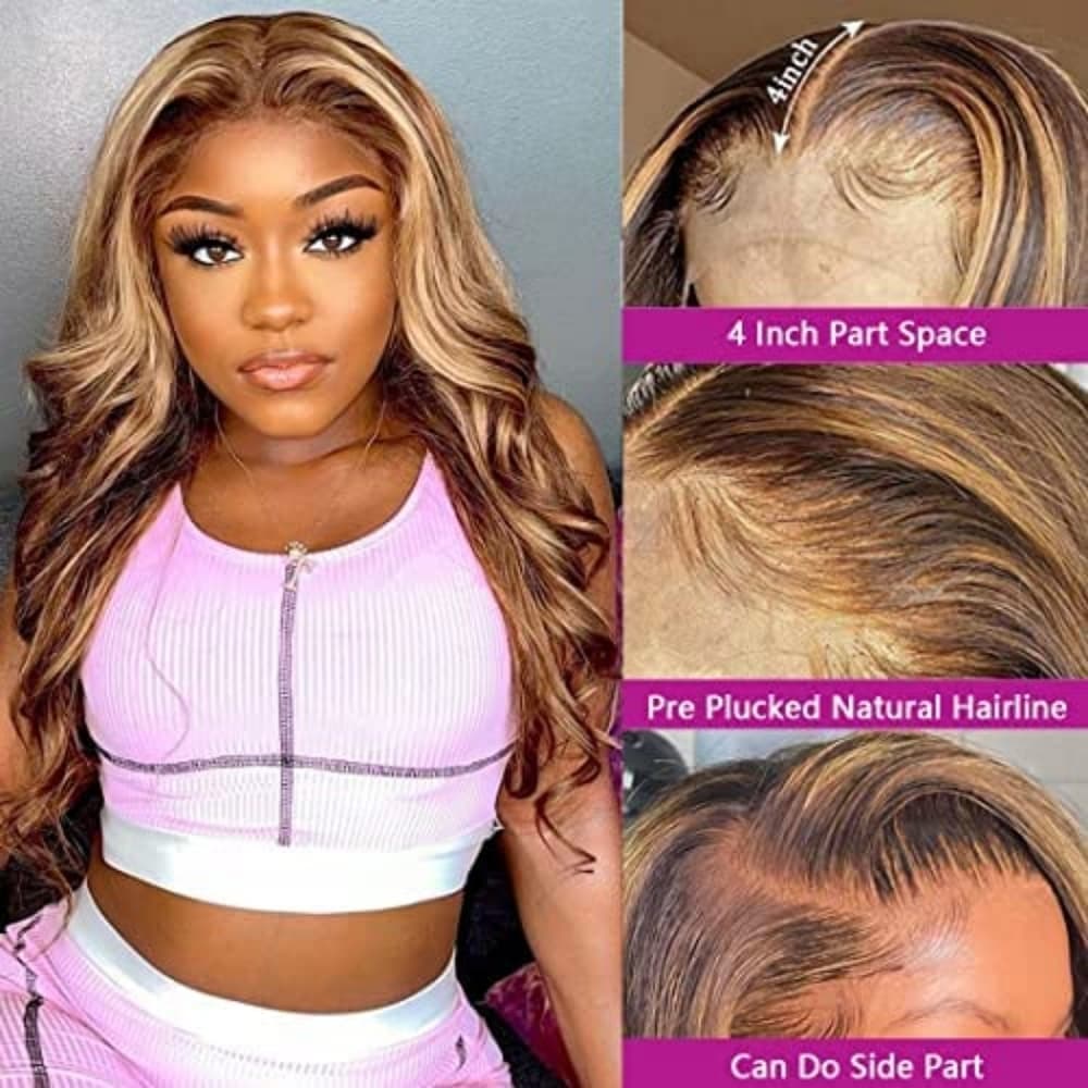 Human Hair Lace Front Wig 16-20 inches - Thumbnail 6
