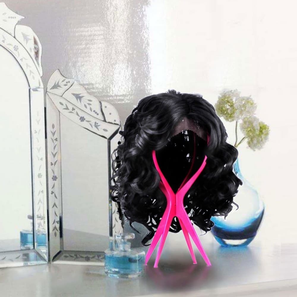 Curly Human hair Lace Front Wig - Thumbnail 4