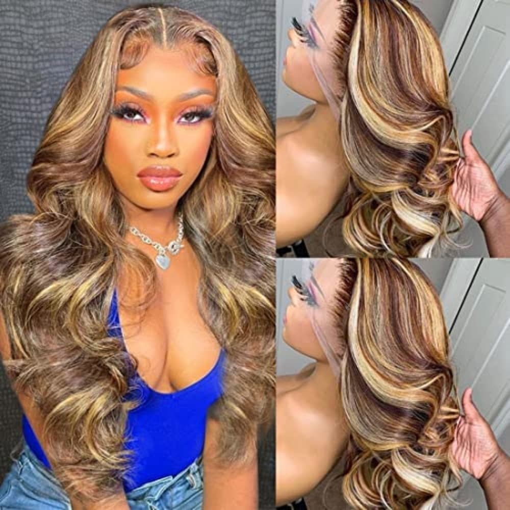 Human Hair Lace Front Wig 16-20 inches - Thumbnail 4