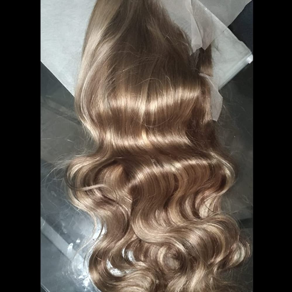 Human Hair Lace Front Wig 16-20 inches - Thumbnail 9