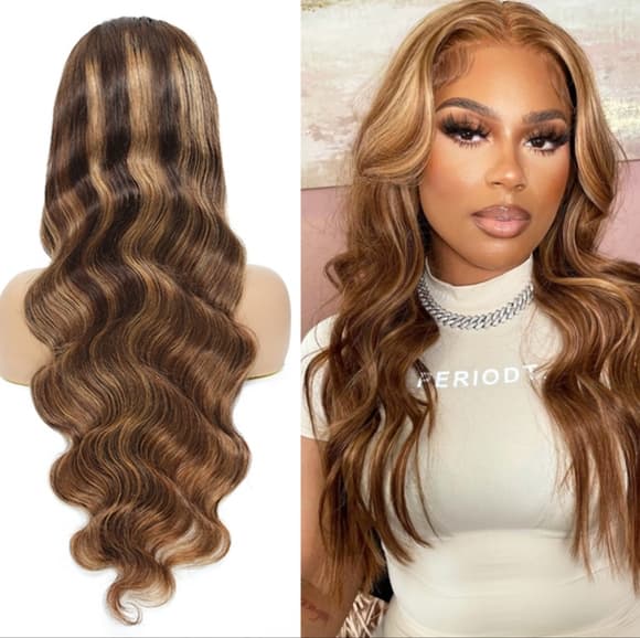 Human Hair Lace Front Wig 16-20 inches - Thumbnail 12