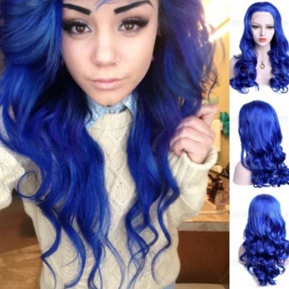Blue Beauty Lace Front Wig 22-26 inches!! - Thumbnail 2