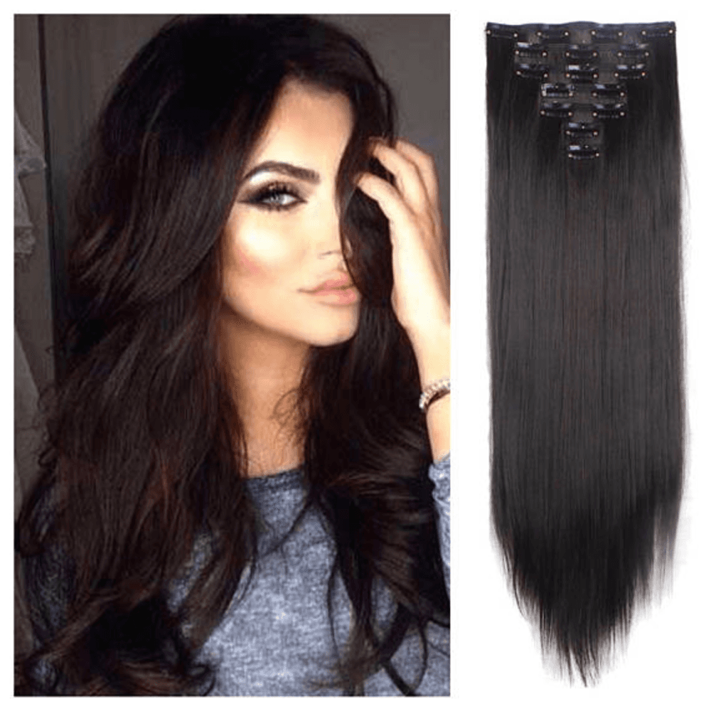 Dark Brown Full Head Clip in Extension - Thumbnail 2