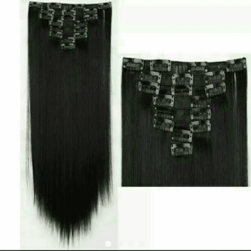 Dark Brown Full Head Clip in Extension