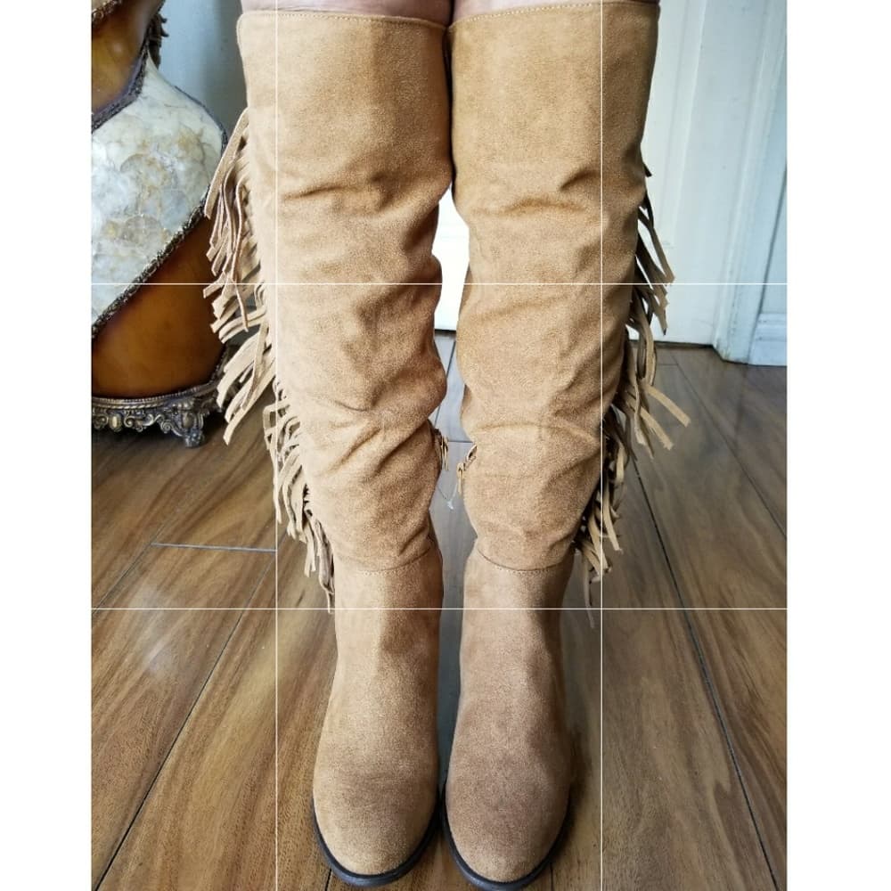 Fringe Brown Beauty Boots size 7 - Thumbnail 8