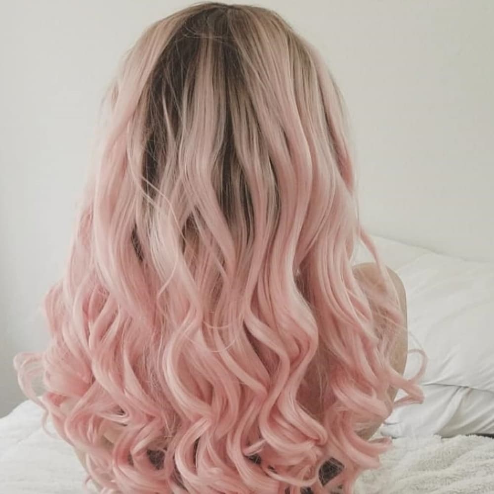 Ombre Pink Beauty Lace Front Wig