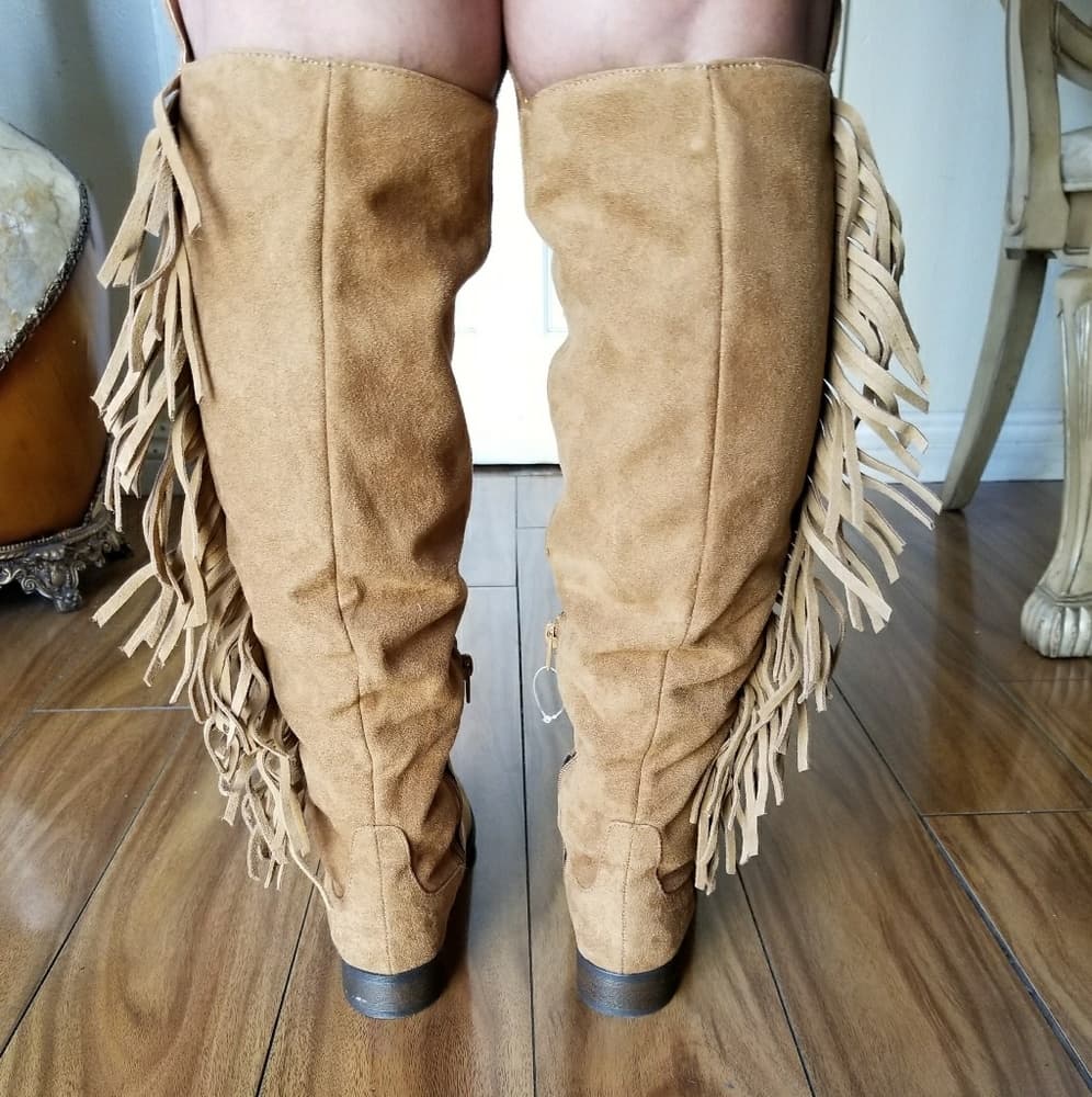 Fringe Brown Beauty Boots size 7 - Thumbnail 7