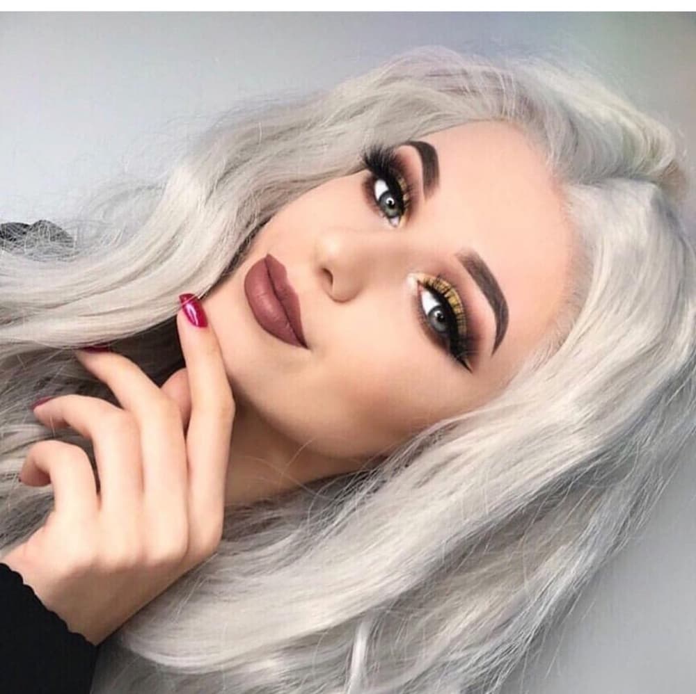 Gray Beauty Lace Front Wig
