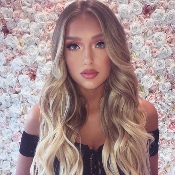 Ombre Blonde Full Head clip in Extension - Thumbnail 7