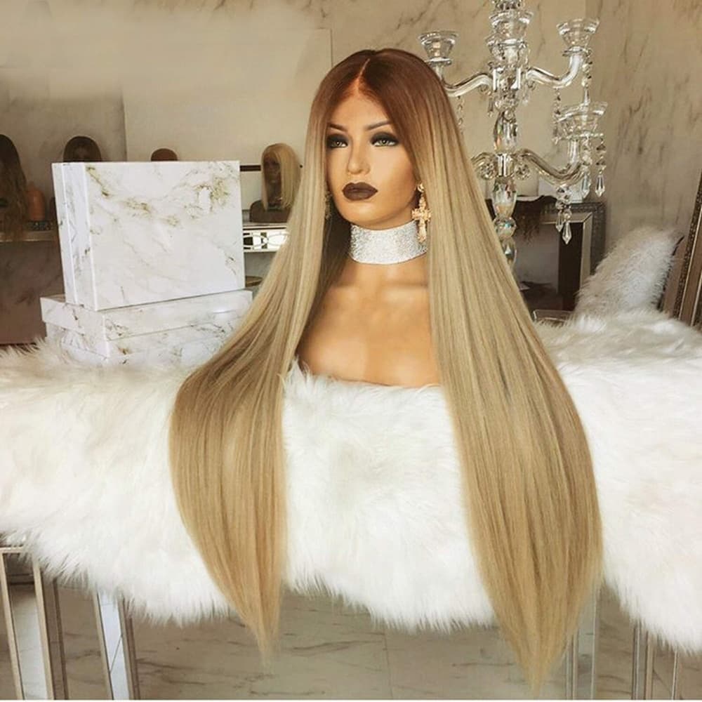 Ombre Lace Front Wig - Thumbnail 3