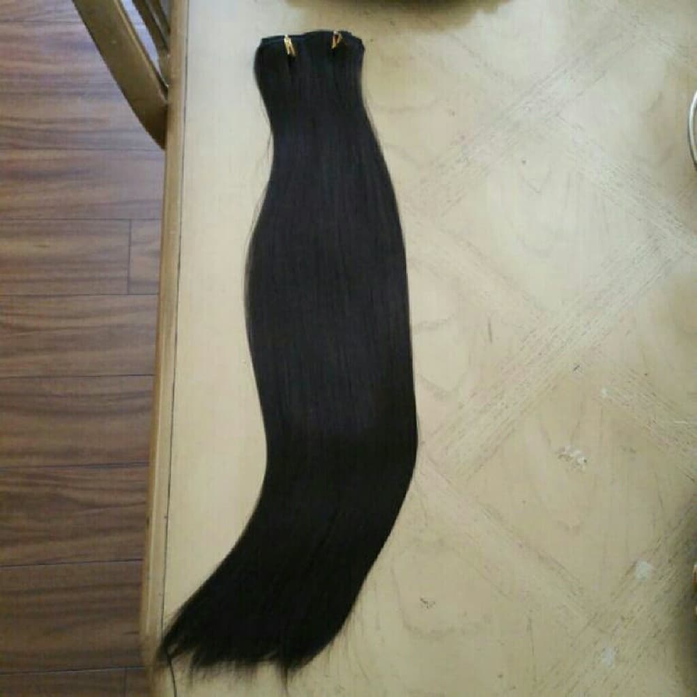 Dark Brown Full Head Clip In Extension - Thumbnail 2