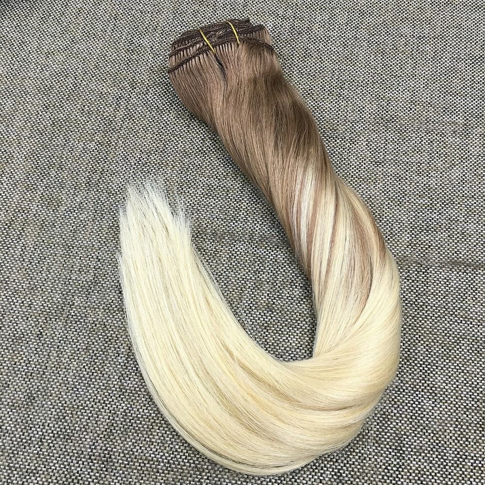 Ombre Balayage Clip In Extension - Thumbnail 6