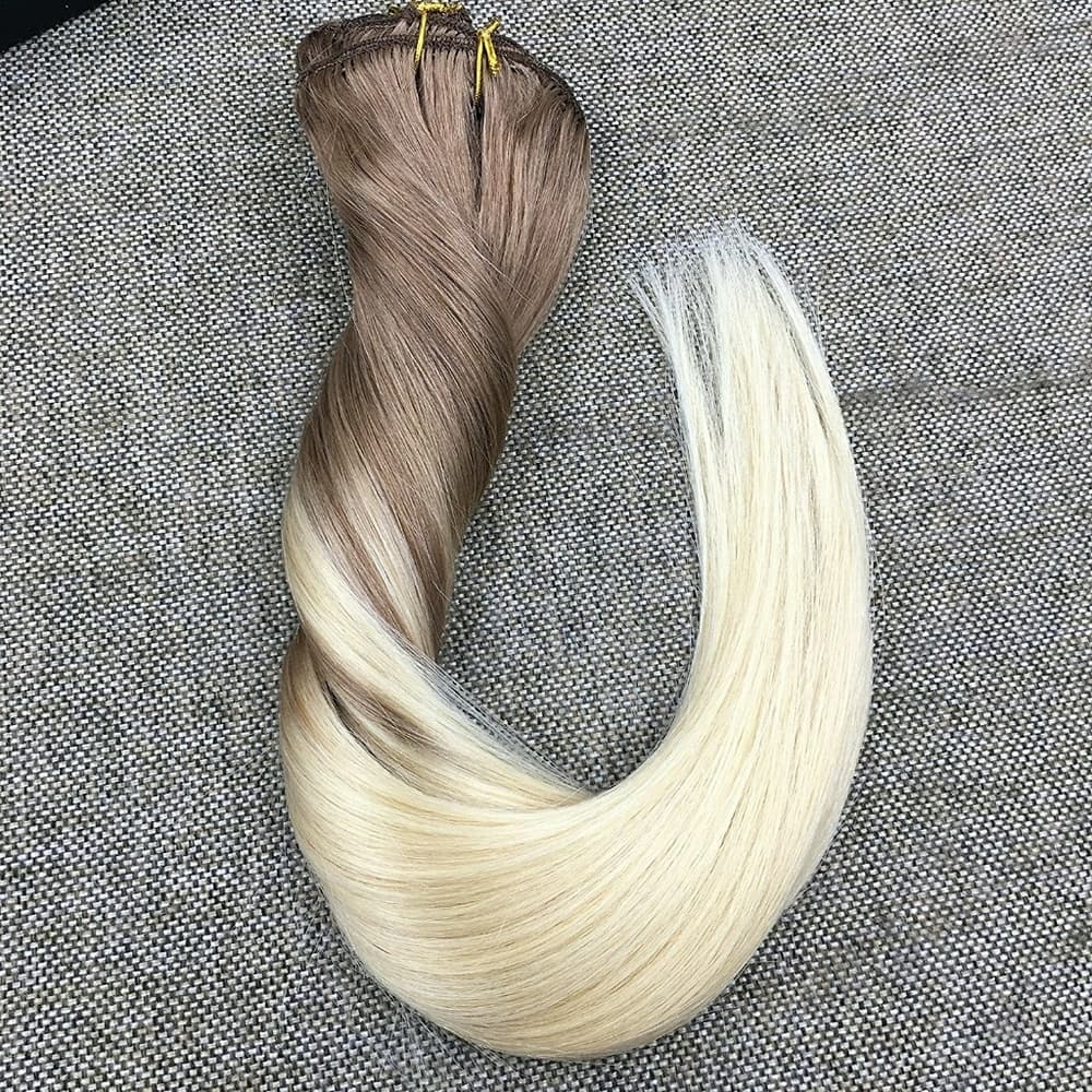 Ombre Balayage Clip In Extension - Thumbnail 4