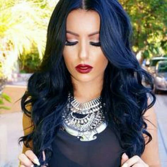Black Full Head Clip In Extension 24 inches!! - Thumbnail 4