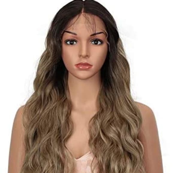 Ombre Blonde Beauty Lace Front Wig - Thumbnail 4