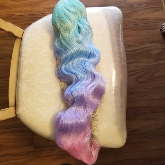 Rainbow Beauty Wavy Lace Front Wig - Thumbnail 17