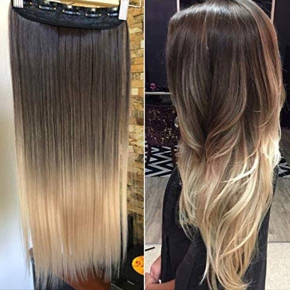 Ombre Full Head clip in Extension - Thumbnail 2