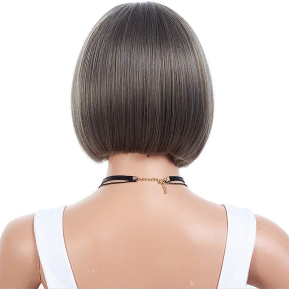 Gray Bob Beauty Wig - Thumbnail 3