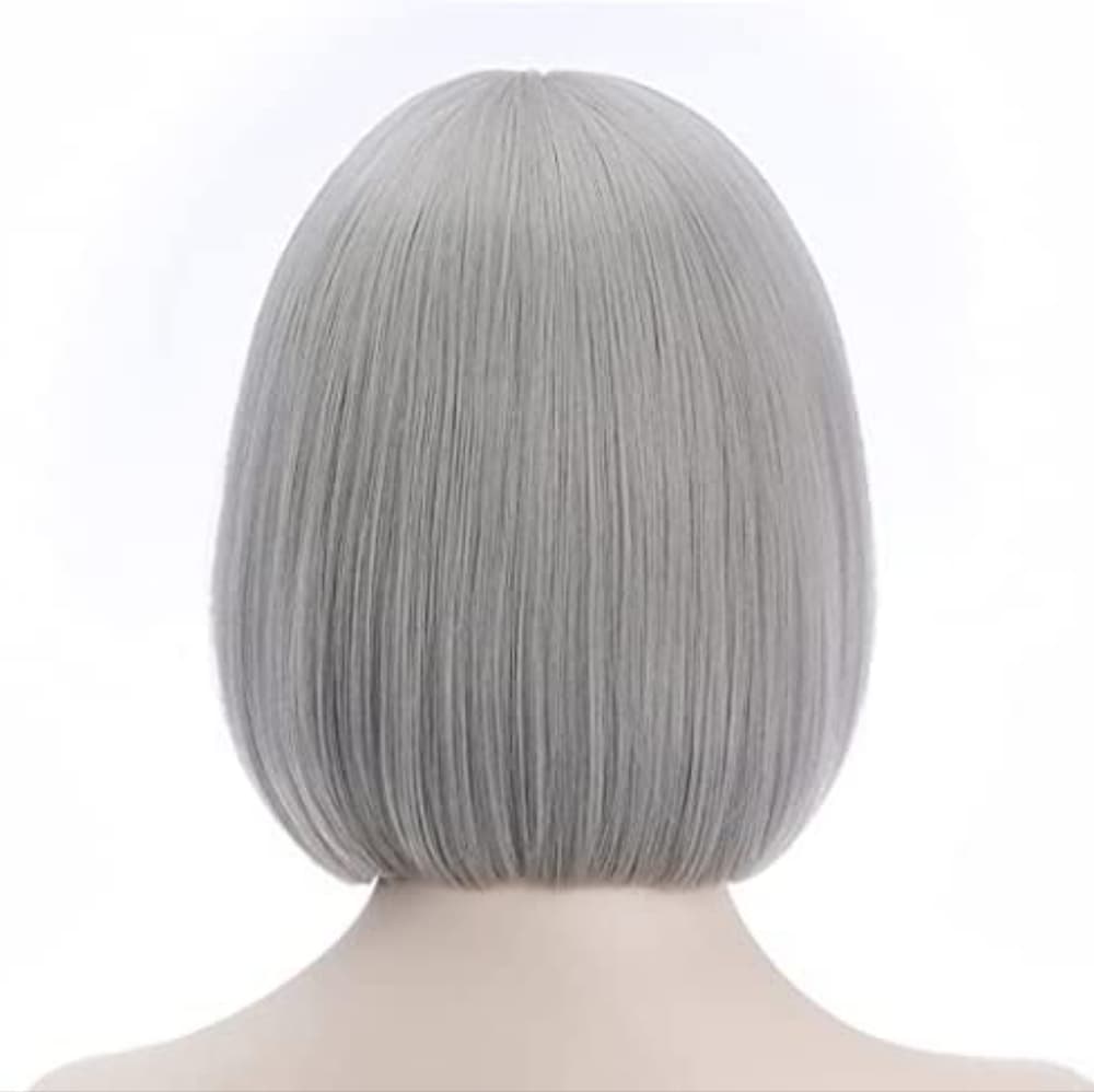 Gray Bob Beauty Wig - Thumbnail 4