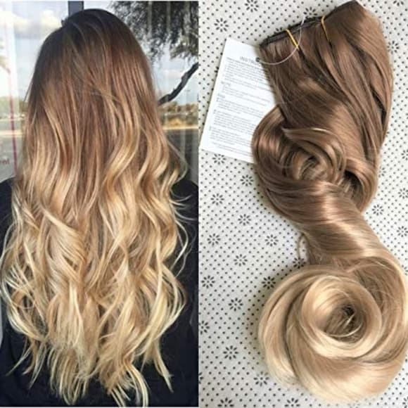 Ombre Full Head clip in Extension - Thumbnail 2