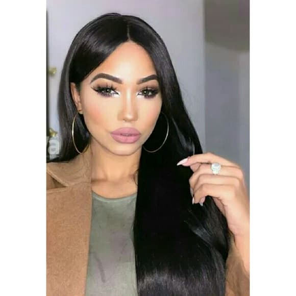 Full Head Dark Brown Clip In Extension #2 or #4 - Thumbnail 2
