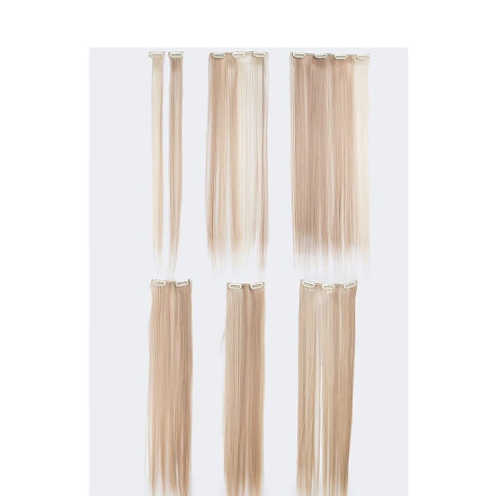 Blonde Highlights clip in Extensions - Thumbnail 2