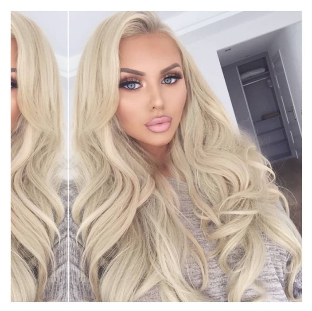 Bleach Blonde Full Head clip in Extension #613 - Thumbnail 2