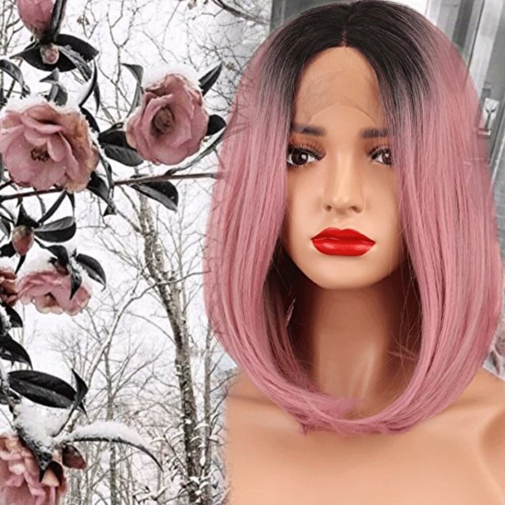 Ombre Pink Beauty Lacefront Wig - Thumbnail 2