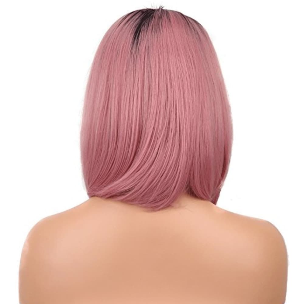 Ombre Pink Beauty Lacefront Wig - Thumbnail 4