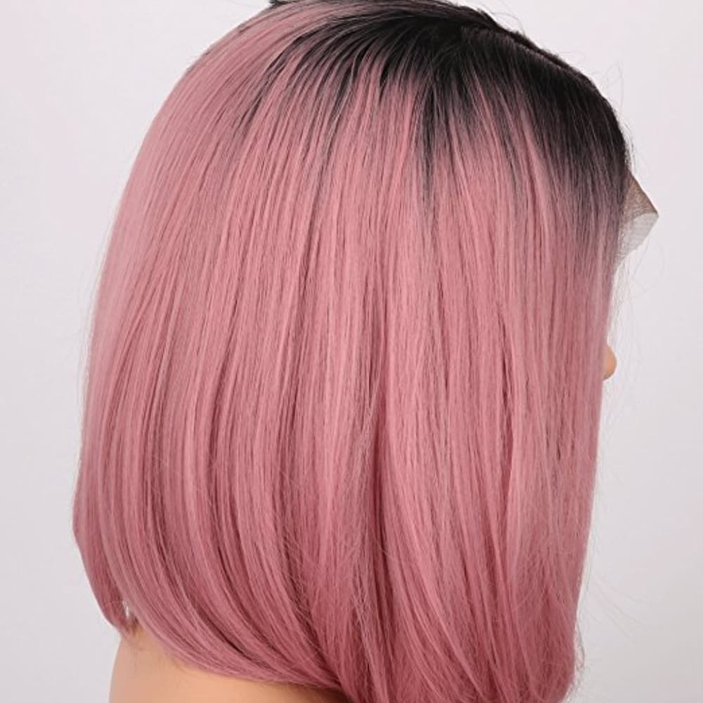 Ombre Pink Beauty Lacefront Wig - Thumbnail 5