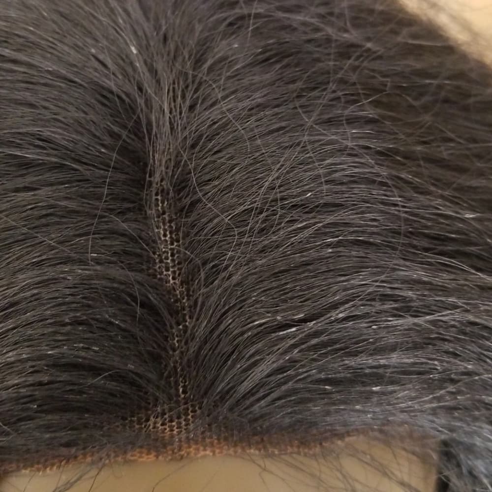 Straight Yaki Body Wave Lace Front Wig - Thumbnail 4