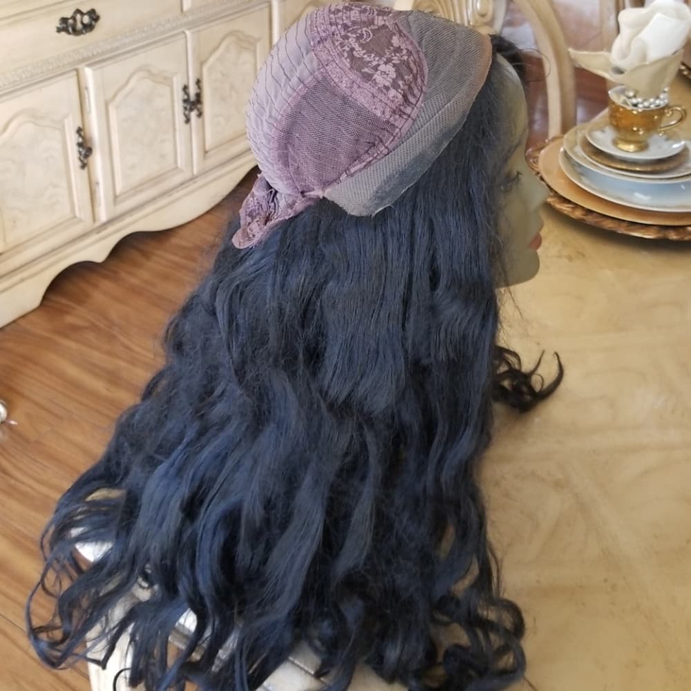 Straight Yaki Body Wave Lace Front Wig - Thumbnail 6