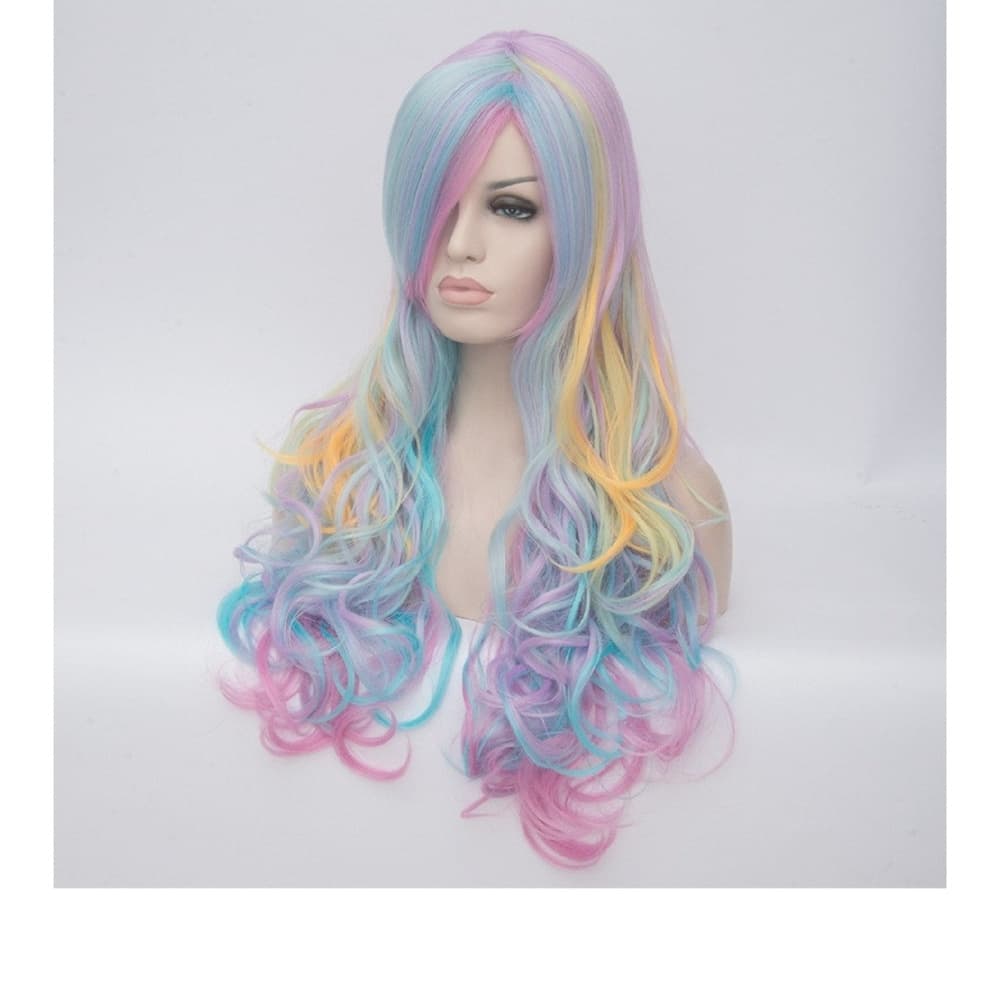 Pastel Rainbow Beauty Wig - Thumbnail 3