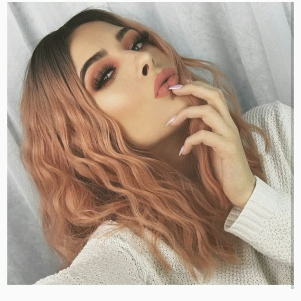 Ombre Pink Beauty LaceFront Wig - Thumbnail 5
