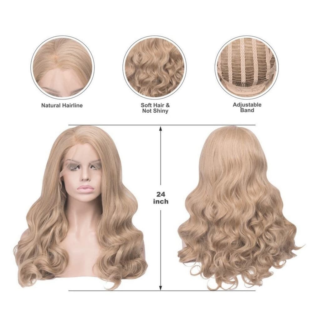 Dark Blonde Lace Front Wig - Thumbnail 2