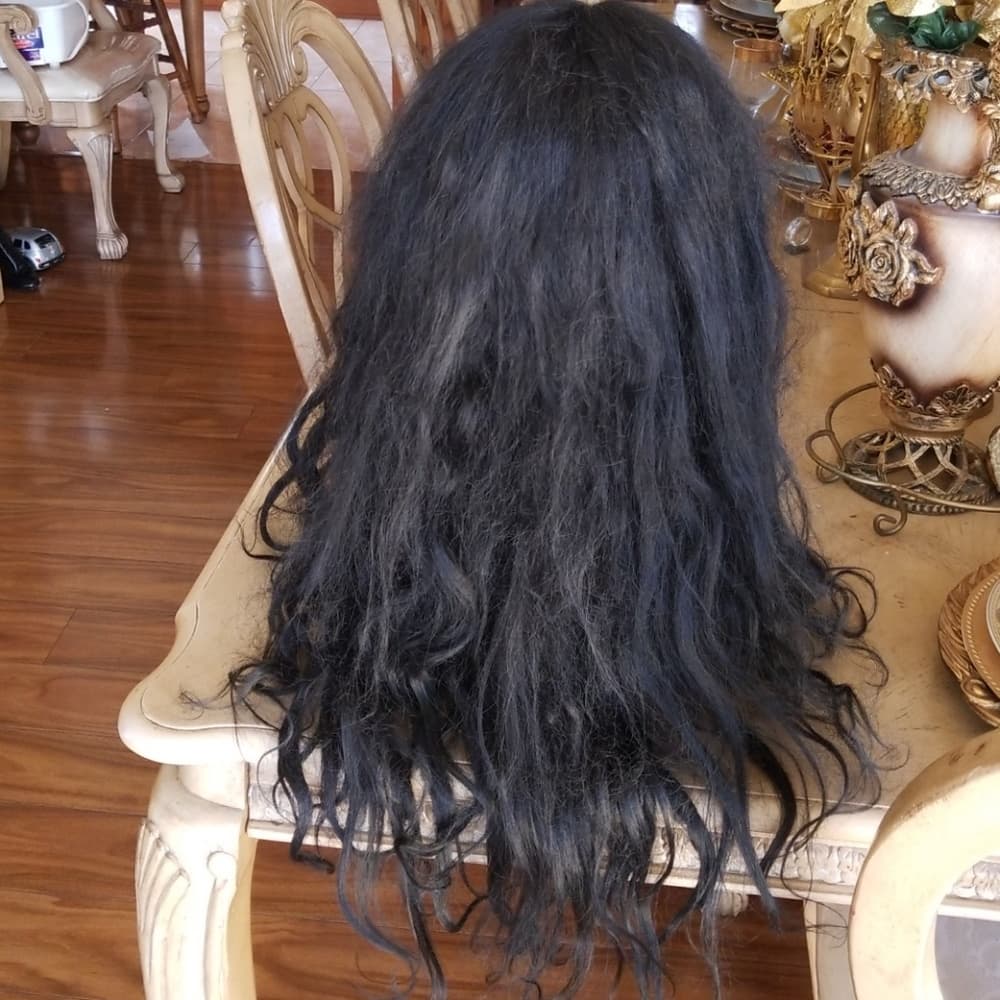 Straight Yaki Body Wave Lace Front Wig - Thumbnail 3