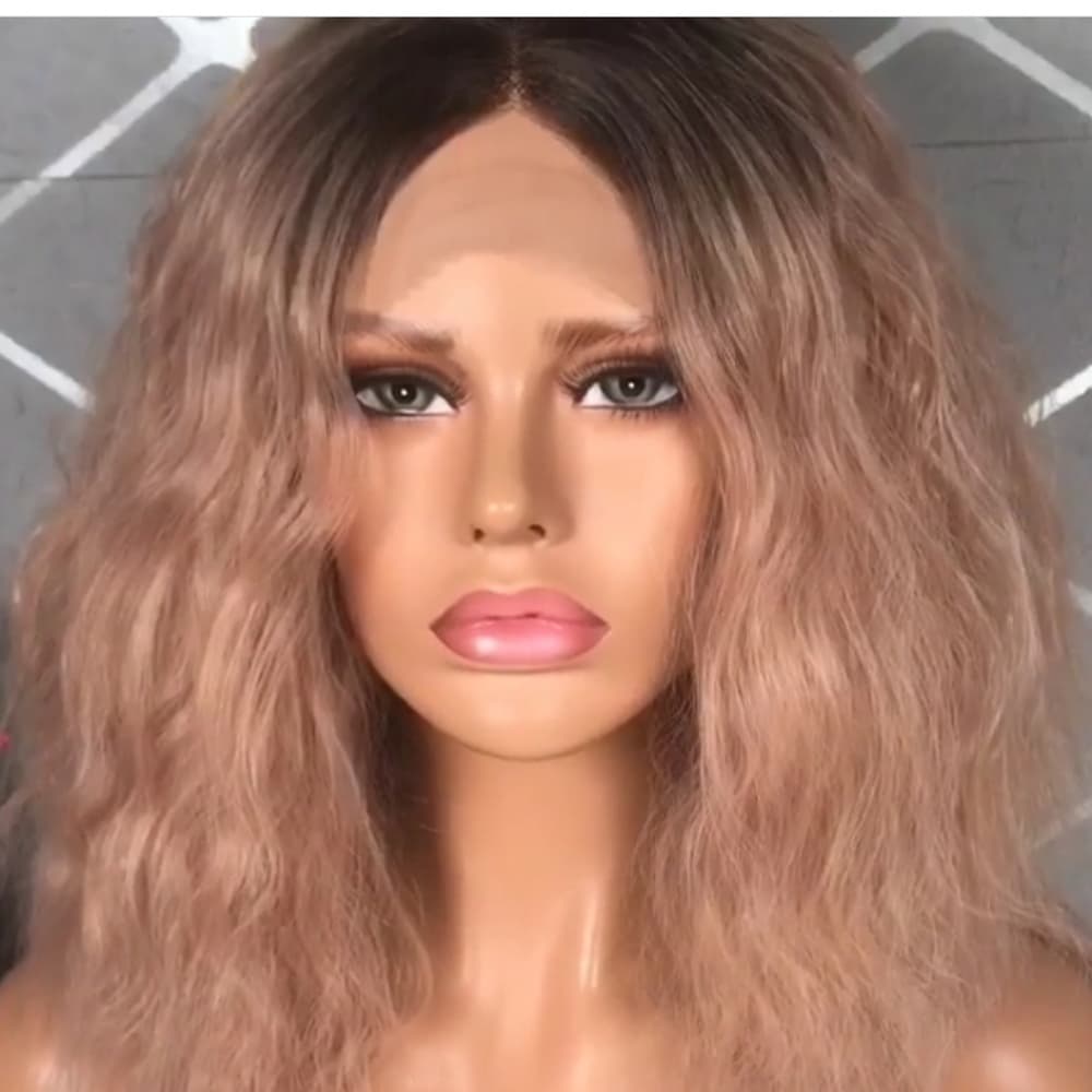 Ombre Pink Beauty LaceFront Wig - Thumbnail 3